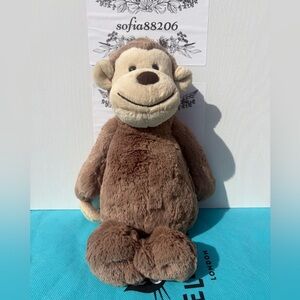 Jellycat Bashful Monkey Medium New Retired Authentic
